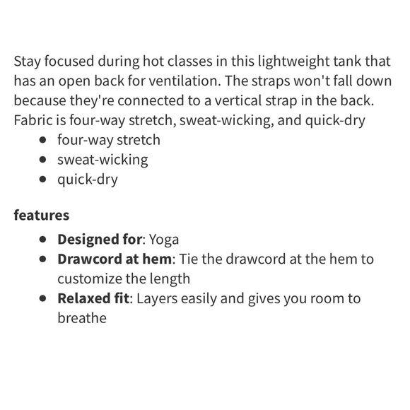 Lululemon Intended tank - Picture 2 of 8